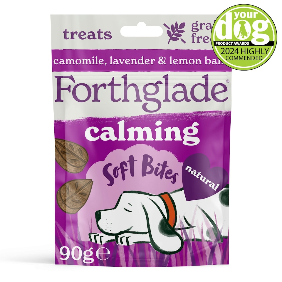 image 1 of Calming Dog Treats with Camomile & Lavender (8x90g)