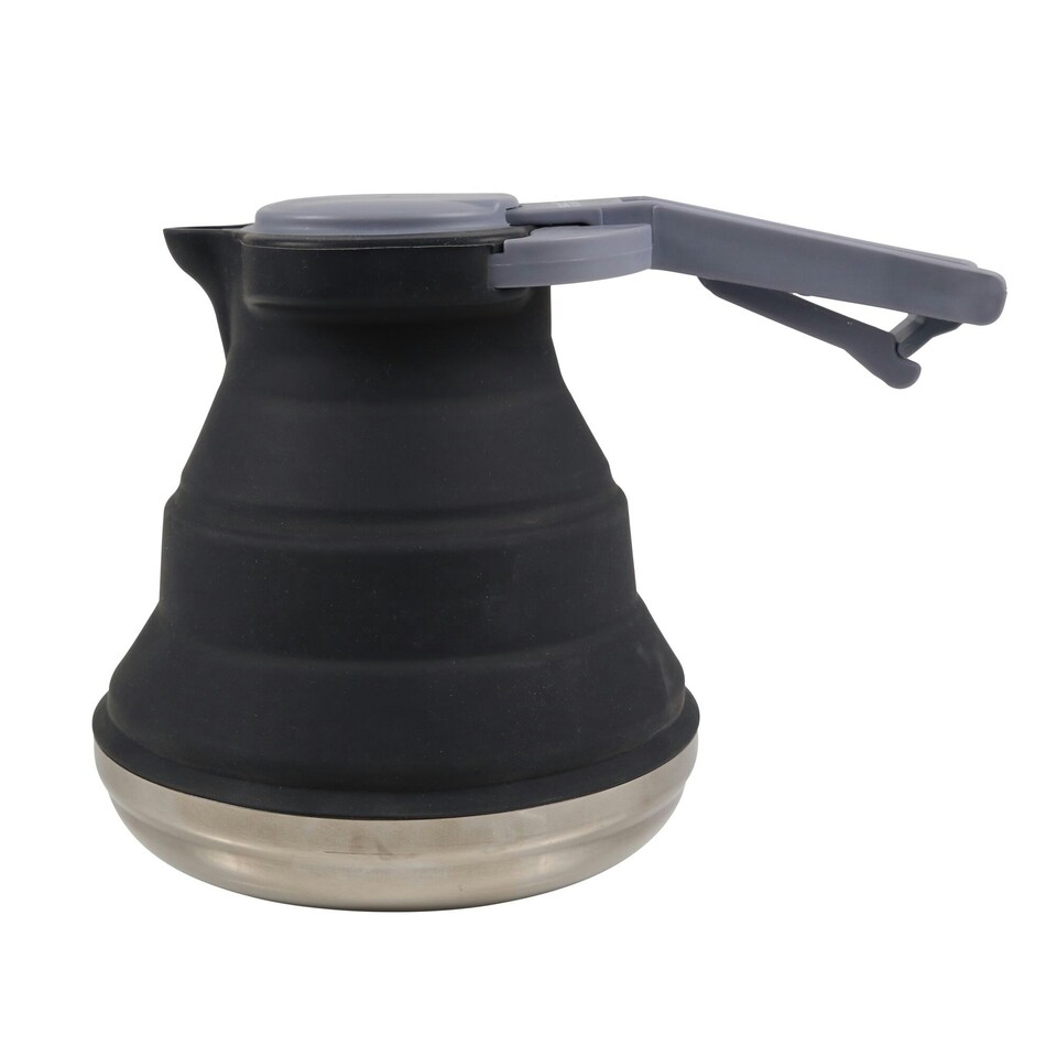 image 1 of Silicone Foldable Kettle Black