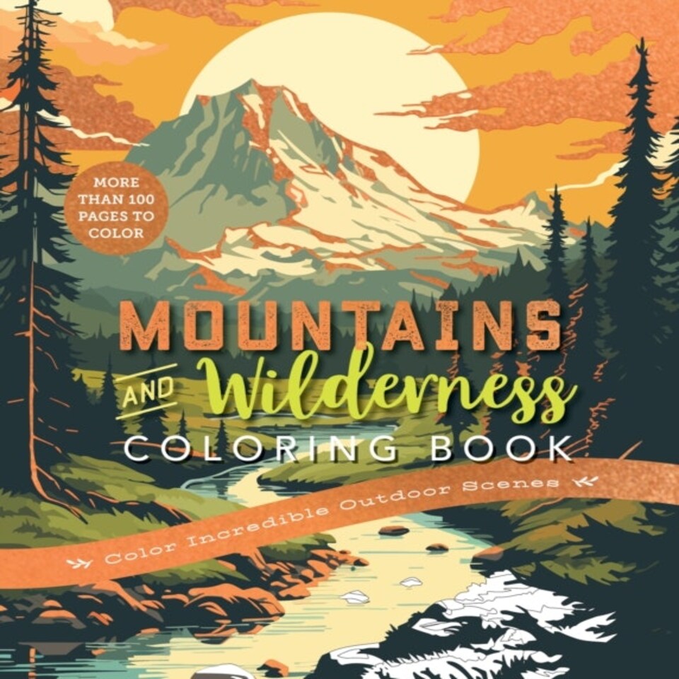 Mountains Wilderness Coloring Book