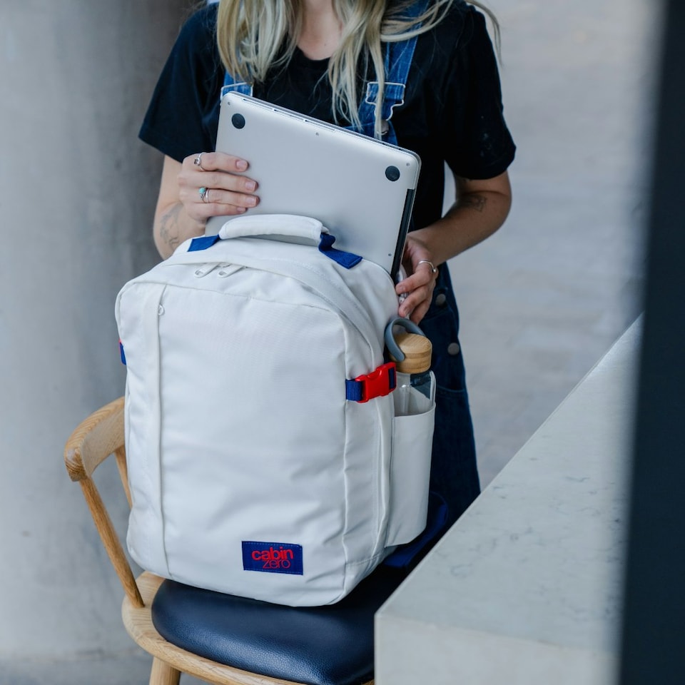 image 1 of Classic Tech Backpack 28L Cloud Nine White