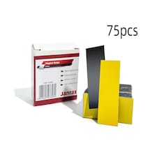 Pack of 75 Yellow Magnetic Strip Name Tag Labels