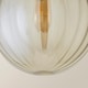 image 6 of ValueLights Chessy Ribbed Glass Easy Fit Lamp Shade & Bulb | Gold