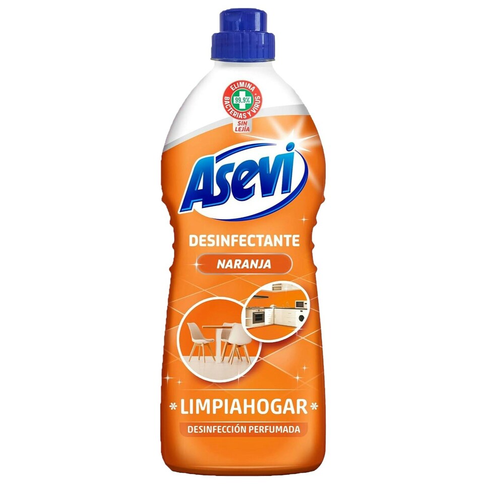 image 1 of Asevi Disinfectant For House Floor Surface Cleaner Fresh Scent Orange 1L