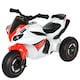 image 6 of HOMCOM Kids Ride-On Police Bike 3-Wheel Vehicle w/ Music Lights 18-36 Mths