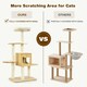 image 8 of COSTWAY 4 Levels Cat Tree Tower Cat Climbing Activity Center