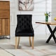 image 4 of Ravenna Velvet Dining Chairs - Set of 2 - Black