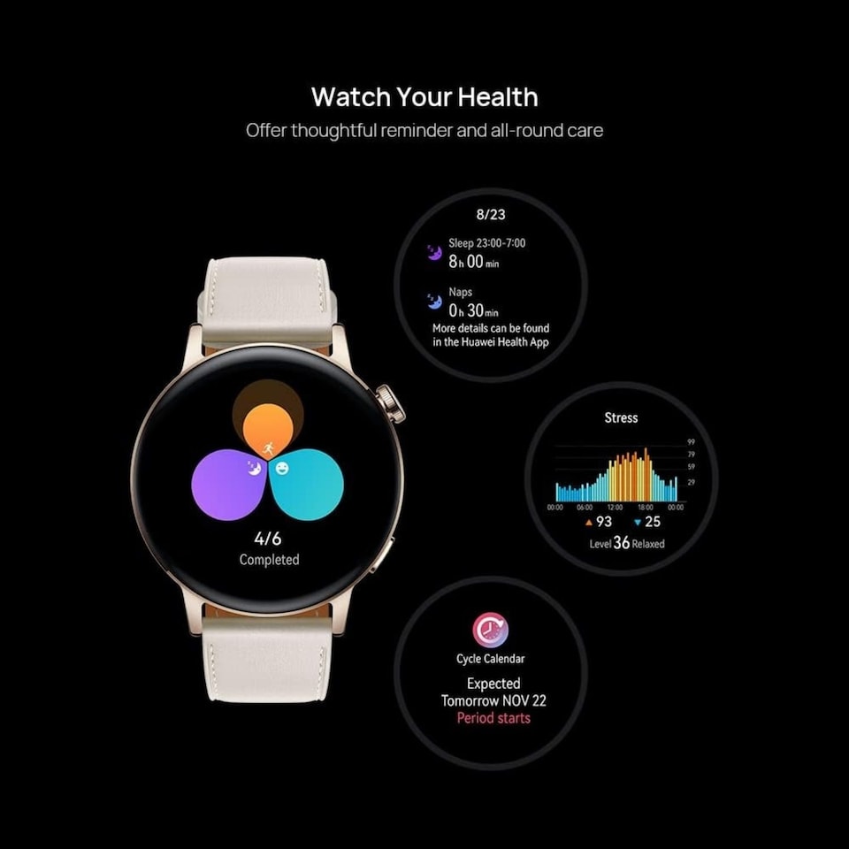 image 1 of Huawei Watch GT 3 46mm Black - Android Smartwatch