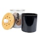 image 2 of Proteas Flowers Food Waste Caddy - Metal 2L Decorative Kitchen Compost Bin