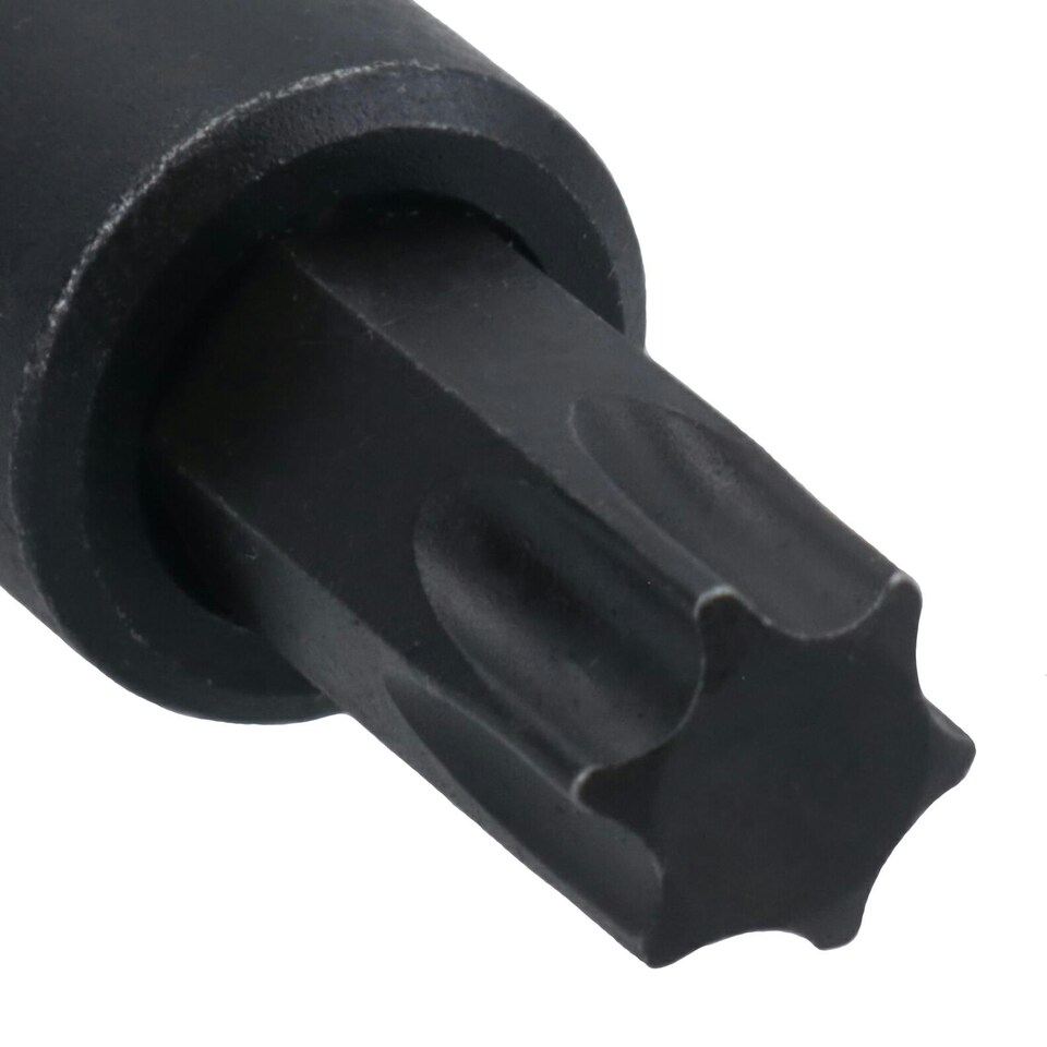 image 1 of T55 Male Torx Star Impact Impacted Shallow Short Bit Socket 3/8in drive