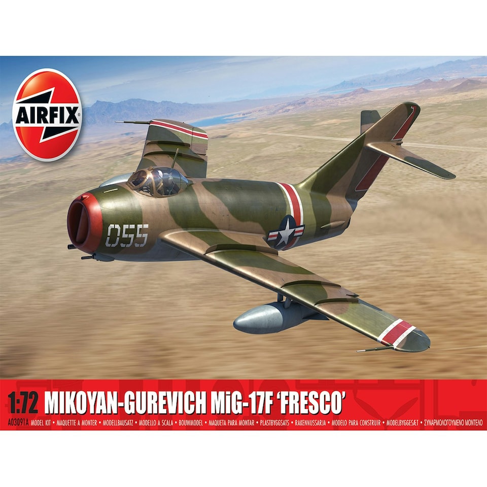 Airfix Russian Mikoyan-Gurevich MiG-17F 'Fresco' (1:72 Scale)