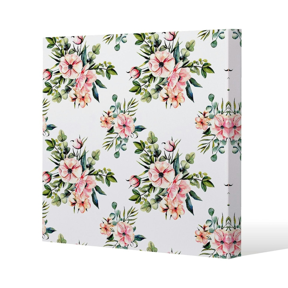 image 1 of Watercolour Plants (Canvas Print) 101 x 101 x 4cm