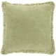 image 2 of Yard Bertie Cotton Velvet Cushion | Green | Sage | 45 x 45cm | 1