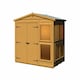 image 4 of Sun Hut 6 x 4 Feet Potting Shed - L119 x W185.8 x H214.6 cm | Brown