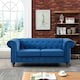 image 2 of Pelham 2 Seat Velvet Sofa - Blue