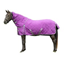 Hy DefenceX Shield Combo Neck 200g Horse Stable Rug | Purple | Purple | 7Ft | 1