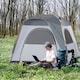 image 2 of Outsunny 4 Man Pop Up Tent Camping Backpacking Dome Tent, Green