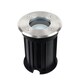 image 4 of ValueLights Sussex Walkover Light Brushed Silver Walkover Light and GU10 Spotlight LED 5W Warm White 3000K Bulb