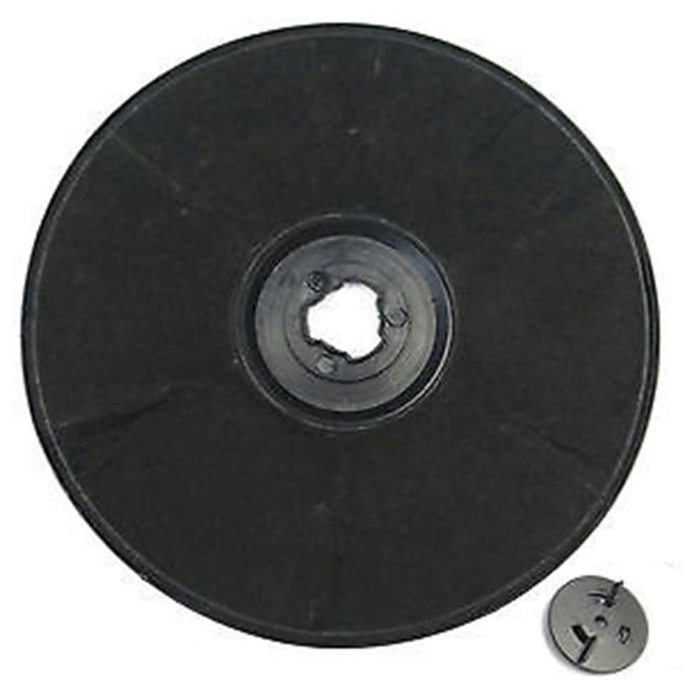 image 1 of SPARES2GO EFF57 Type Carbon Charcoal Filters compatible with Zanussi Cooker Hood / Extractor Vent (Pack of 2, 230mm x 20mm)