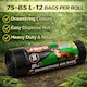image 3 of Hero Drawstring Black Bin Bags 75–85L – Roll of 12 Heavy Duty Fox Proof Refuse Sacks, Strong Stretchy Tear Resistant Recycled Garbage Bags | Black | Black | 75-85L | 12