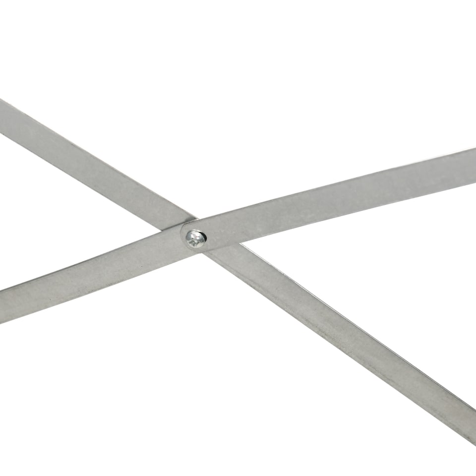 image 1 of Outsunny Galvanised Steel Outdoor Raised Bed Reinforced Rods, Dark Grey