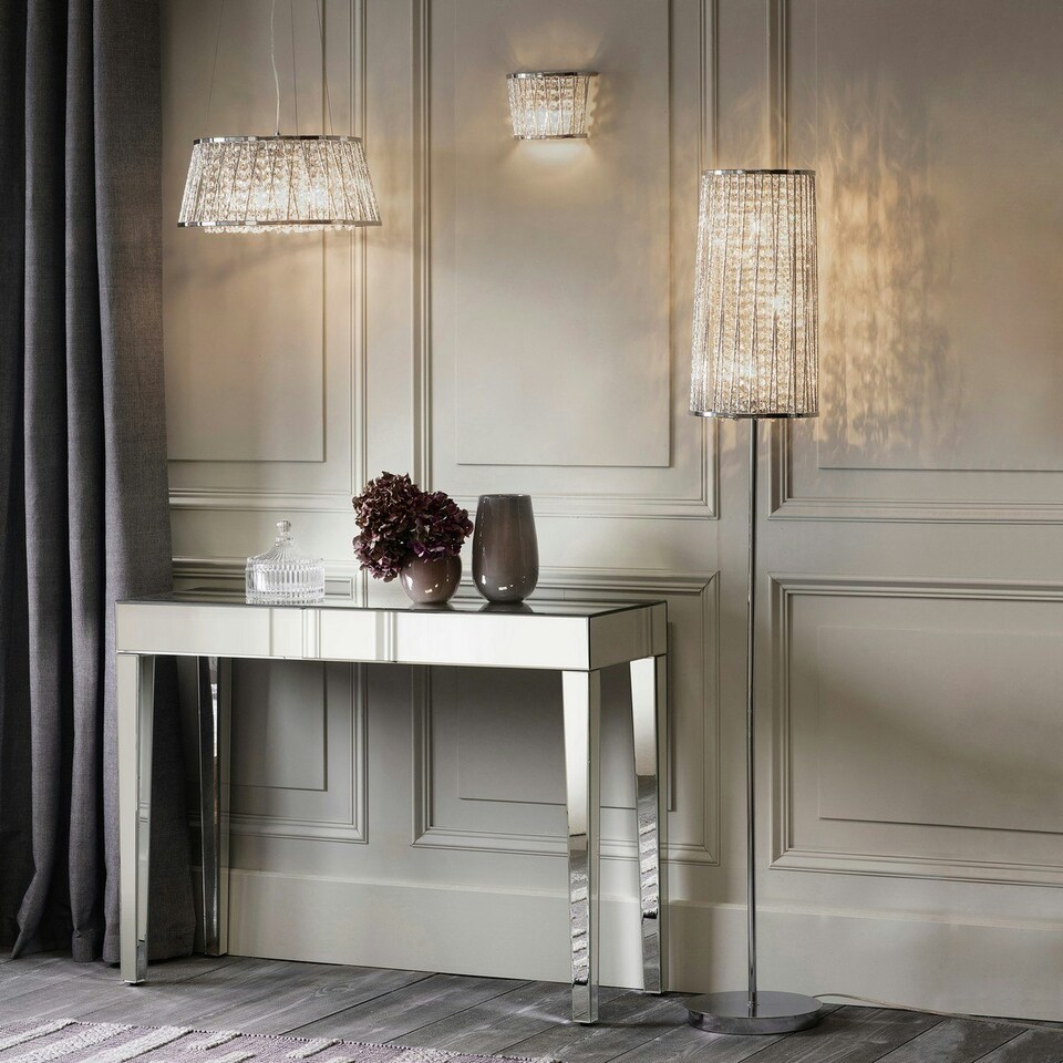 image 1 of Sophia 5 Light Pendant Chrome, Crystal (K5) Detail, G9