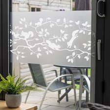 d-c-fix Pineview 45cm x 1.5m Premium Static Cling Vinyl Window Film for Privacy and Decor