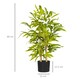image 5 of HOMCOM Decorative Artificial Plants Bamboo Tree in Pot, Desk Fake Plants for Home Indoor Outdoor Decor, 60cm