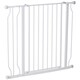 image 1 of PawHut Dog Gate Wide Stair Gate w/ Door Pressure Fit, 75-95W cm, White