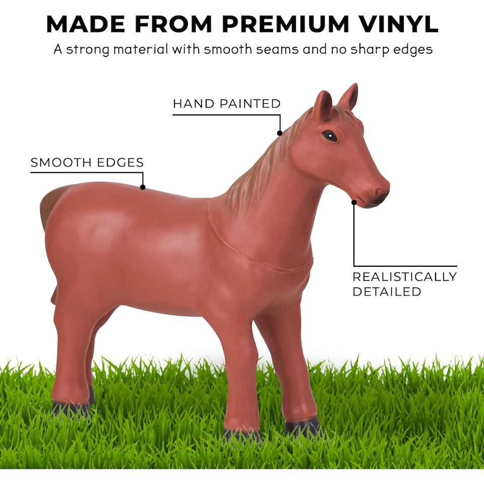 image 1 of Learning Minds Set of 8 Jumbo Farm Animal Figures