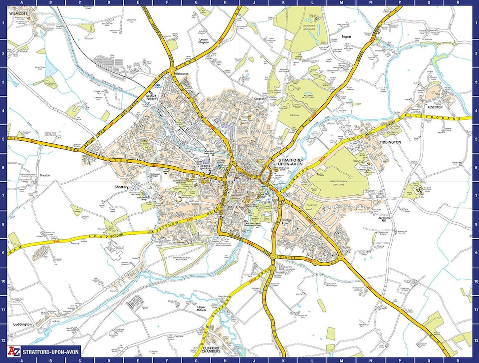 image 1 of A-Z Map of Stratford-upon-Avon 1000 Piece Jigsaw