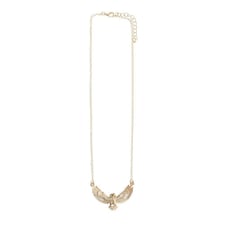Something Different Night Owl Necklace & Card - Navy/Gold - One Size Blue | One Size