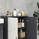 image 8 of kleankin Bathroom Storage Cabinet, Small Bathroom Cabinet with Soft Close Doors