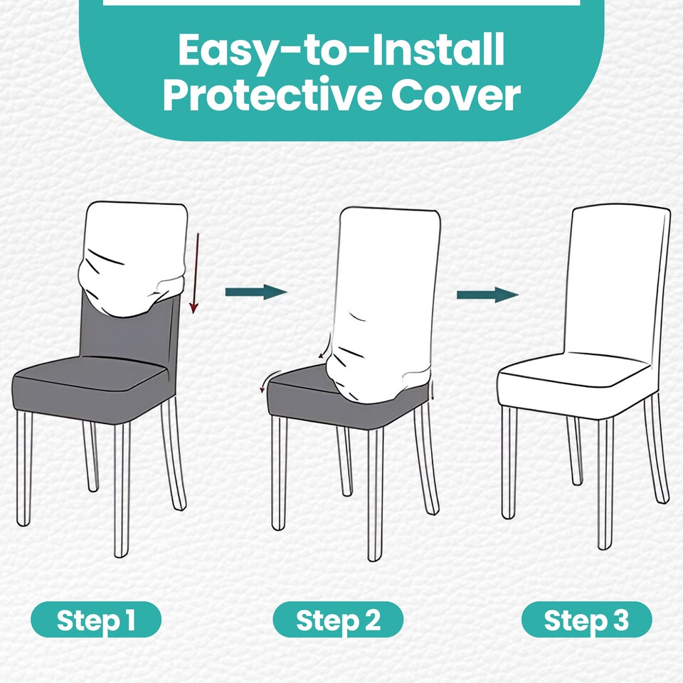 image 1 of High-Back Chair Covers, Spandex Stretch, Universal Protective Slipcover