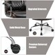 image 7 of COSTWAY Big & Tall Office Chair Adjustable Executive Chair Brown