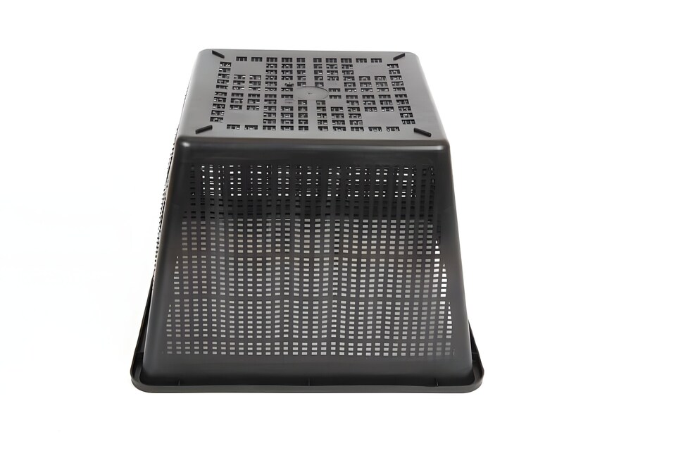 image 1 of Aquatic Pond Planting Basket - Square - 28cm / 10 Ltr - Mesh Plant Pot for Water Garden Ponds, Protects Roots from Fish