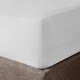 image 2 of Velosso Washed Linen Look Fitted Sheet Black | Charcoal | King