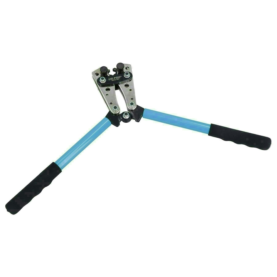image 1 of Heavy Duty Battery Cable Crimping Tool Wire Lugs Crimper Terminals 6 - 50mm