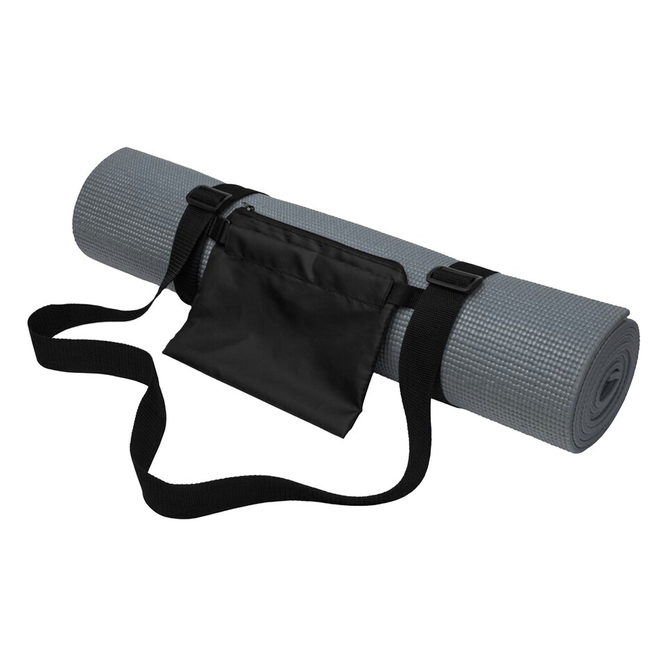 image 1 of Tri Dri Yoga And Fitness Mat - Charcoal - One Size
