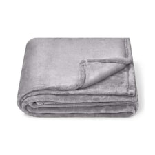 Brand Lab Fleece Blanket - Silver Grey - One Size