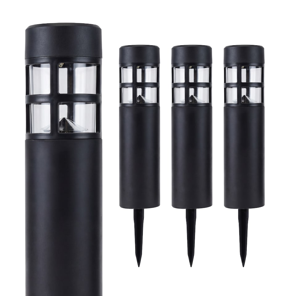 image 1 of Gardenwize Solar Garden Stake Lights Pathway Patio 4 Pack