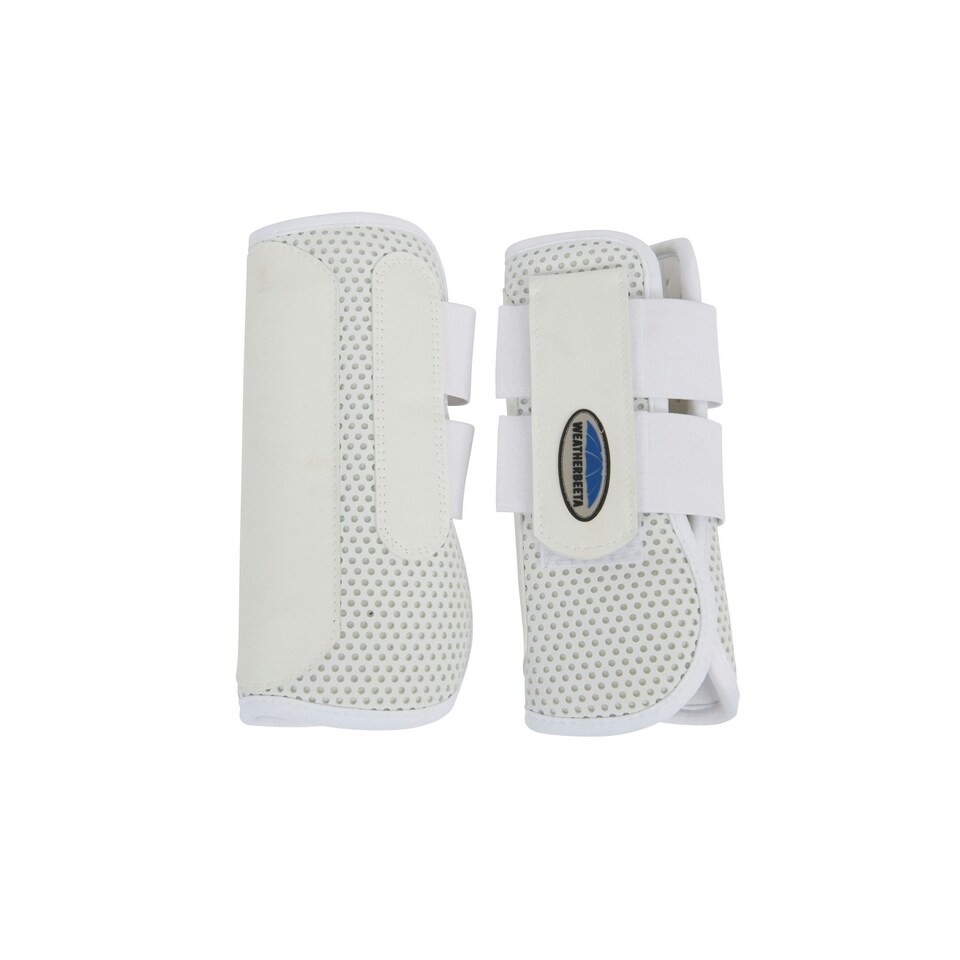 image 1 of Weatherbeeta Lite Open Front Boots - White - Cob