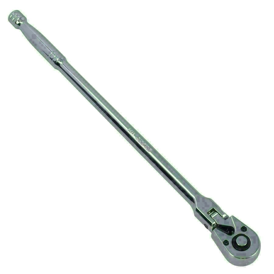 image 1 of 1/4" Drive Flexible Extra Long Ratchet Socket Driver 305mm 36 Teeth