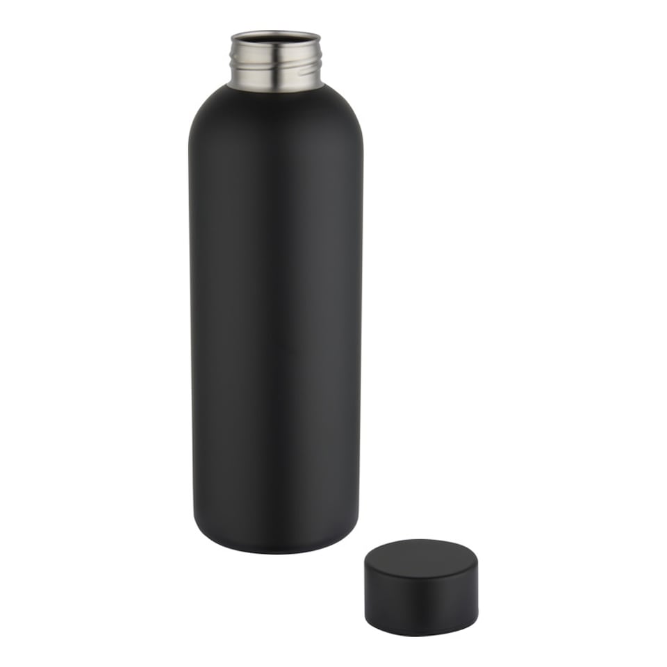 image 1 of Floso Spring Stainless Steel Single Wall 750ml Water Bottle | Black | Black | 1