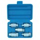 image 2 of Drain Sump Plug Key Tool Set Axles Gear Box Car Repair Oil Change TE168