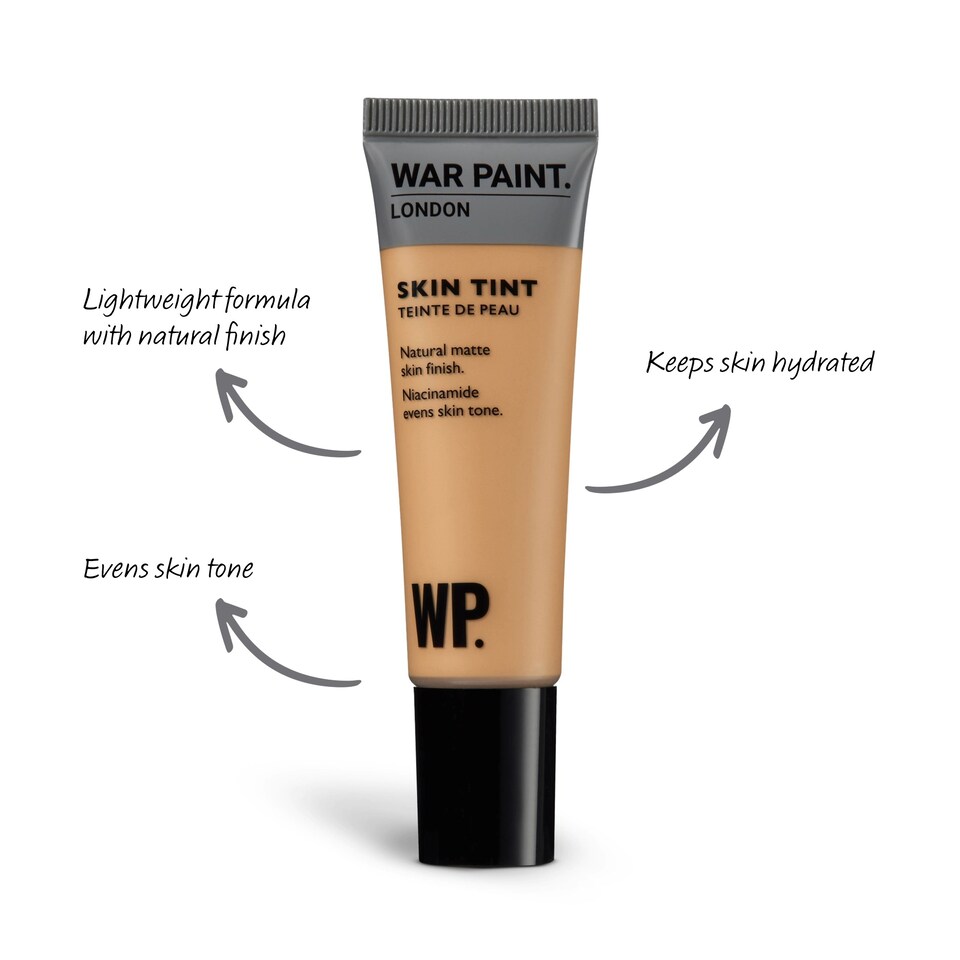 image 1 of War Paint for Men Skin Tint, Matte Natural Finish, Tinted Face Moisturiser with Niacinamide, Hydrates and Evens Out Skin Tone, Lightweight Formula, Shade T5 30ml