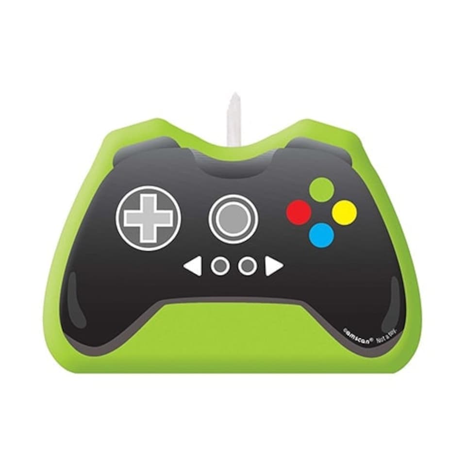 Level Up Gaming Birthday Candle 10cm