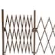image 6 of Outsunny Aluminium Alloy Fence Foldable Garden Screen Panel, Dark Brown