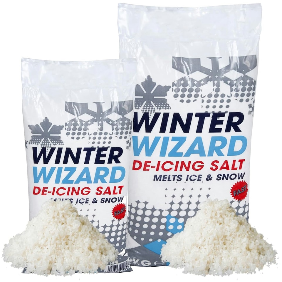 image 1 of 1 x 10kg White Grit De-Icing Winter Rock Salt Ideal for Roads, Driveways & Paths