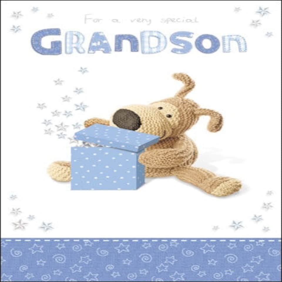 image 1 of Boofle Greeting Card - For A Very Special Grandson (228320)