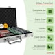 image 8 of Oypla Poker Set - 300 Piece Texas Hold Em Complete With Chips, Cards, Dice, And Casino Style Case